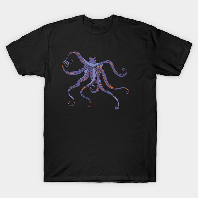 Octopus T-Shirt by ColoringWithKristine